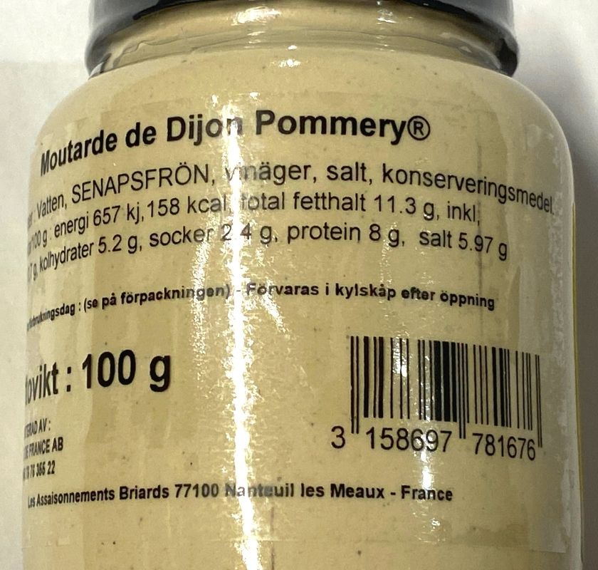 inneh�llsdeklarationen