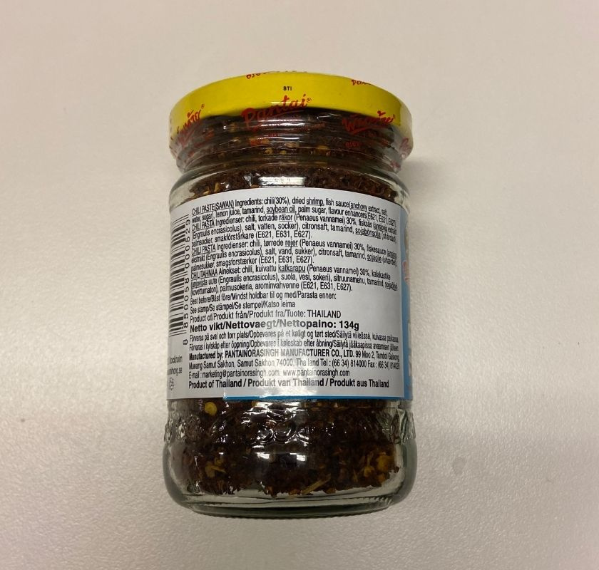 CHILI PASTE PT134G SAWAN inneh�ll