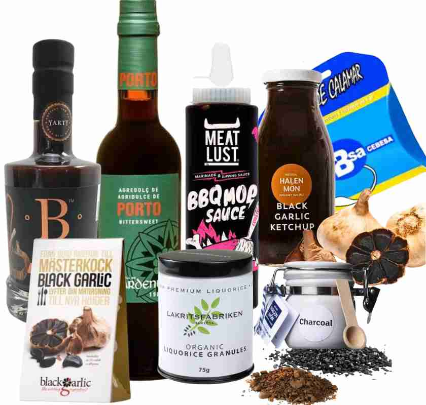 Stora svarta kittet med h�rliga smaker