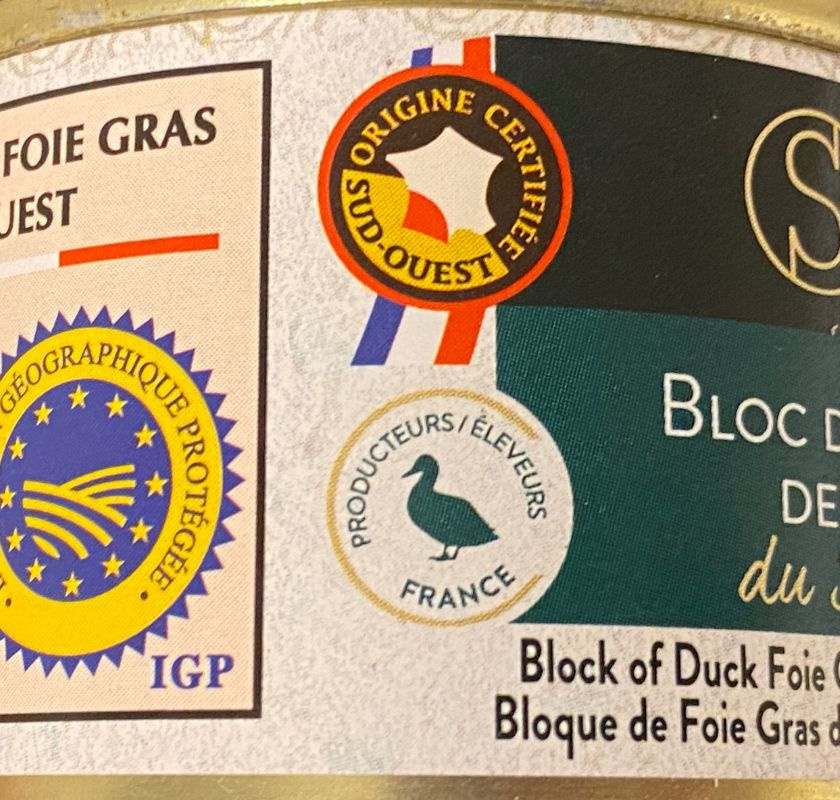 Anklever Foie Gras de Canard Igp 65�g La Quercynoise Clos Saint Sozy�