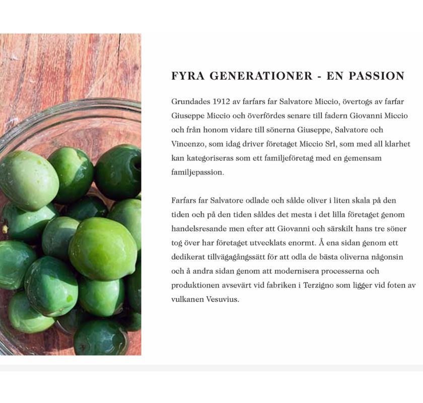 Oliver gr�na Nocellara