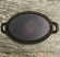 Minipanna oval i gjutjärn Pillivuyt undersidan Minipanna oval i gjutjärn Pillivuyt undersidan