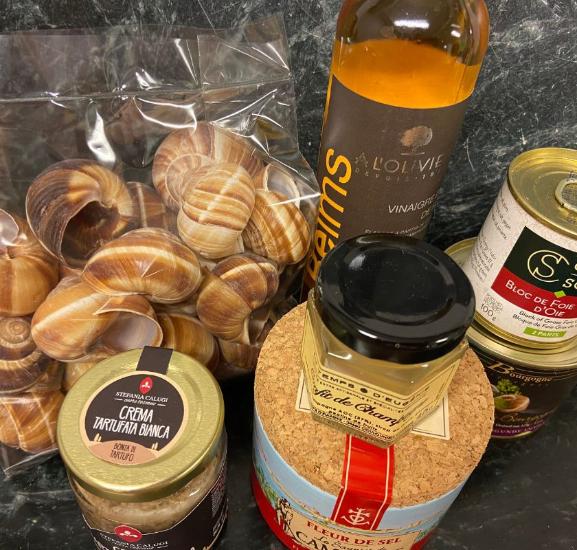 sniglar, tryffel, g�slever, dragonvin�ger mm mm