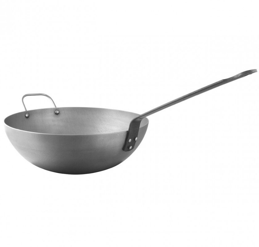 Wokpanna i kolst�l Mauviel M'Steel