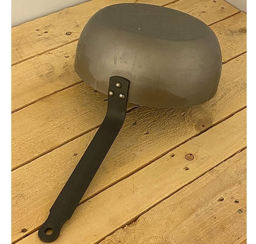 Sauteuse-panna rundad i kolst�l Mauviel M'Steel