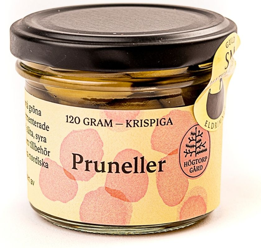 Pruneller fr�n H�gtorp G�rd , burken