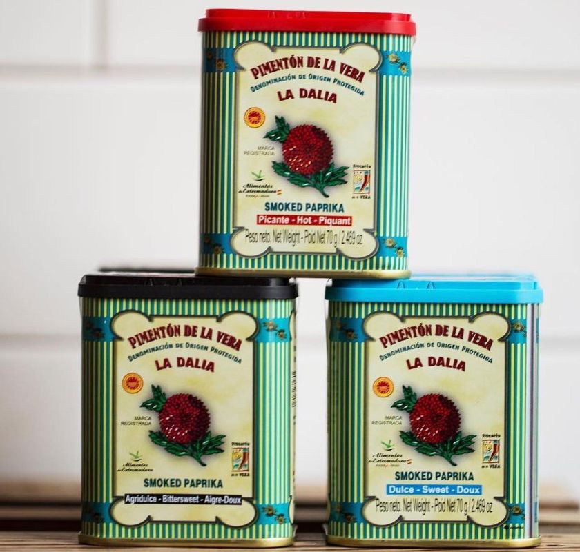 R�kt paprika i 3 typer, stark, medelstark och mild