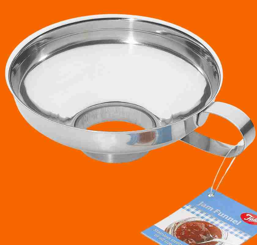 Sylttratt i rostfritt st�l mot orange