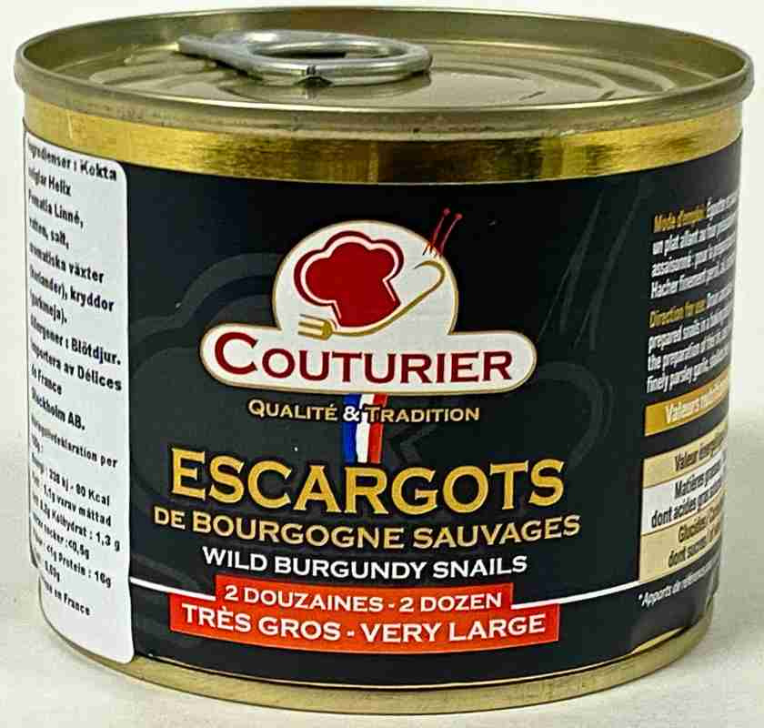 Sniglar vilda fr�n Bourgogne 24st i burk