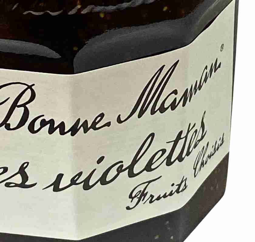 Etiketten p� framsidan