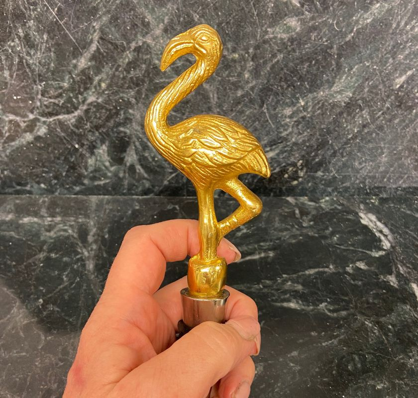 Flaskstopp flamingo