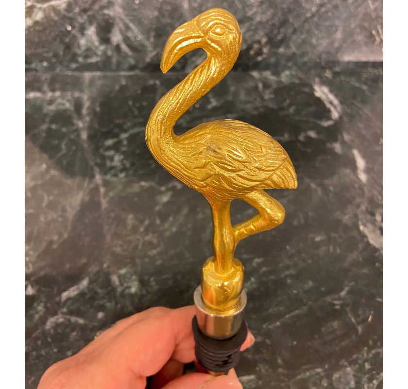 Flaskstopp flamingo