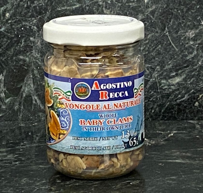 Vongole italienska skalade musslor