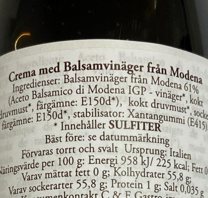 Balsamico Creme Nonna Carlotta