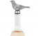  Flaskstopp fågel i tenn på flaska