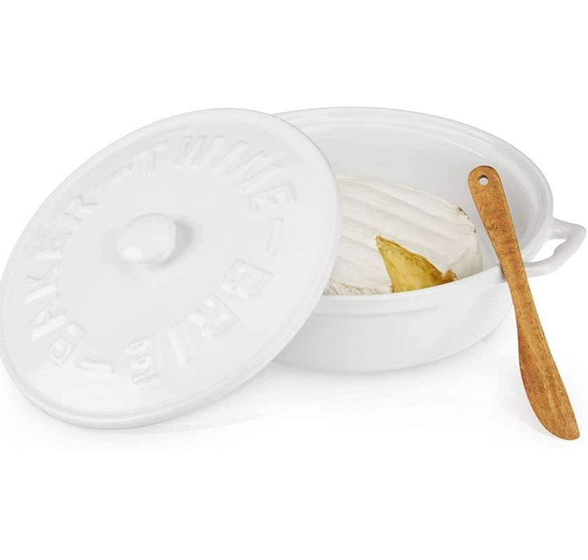 Brie Baker emaljerad vit UTG�TT