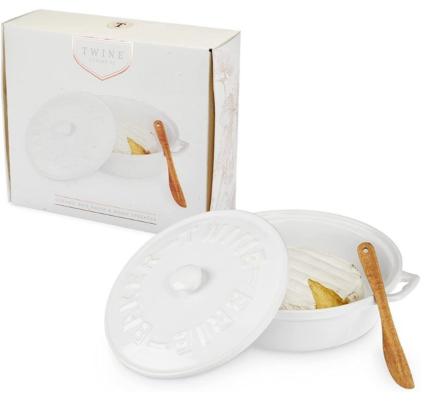 Brie Baker emaljerad vit UTG�TT