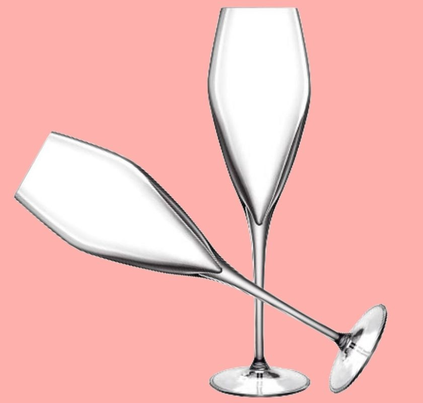 Champagneglas atelier 2 st