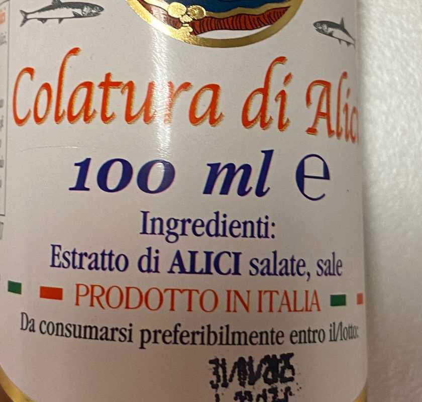 Garum - Colatura di Alici