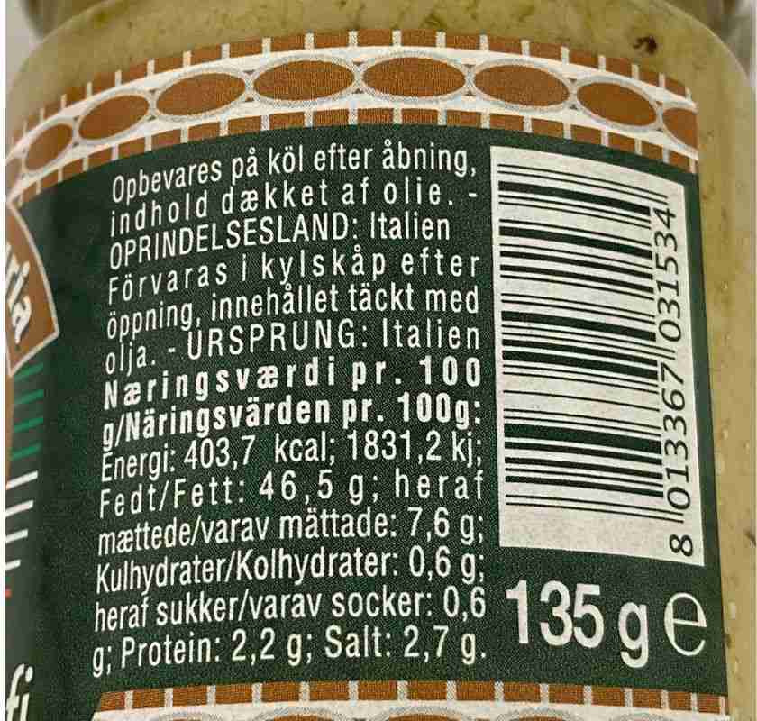 Kron�rtskockskr�m Crema di Carciofi