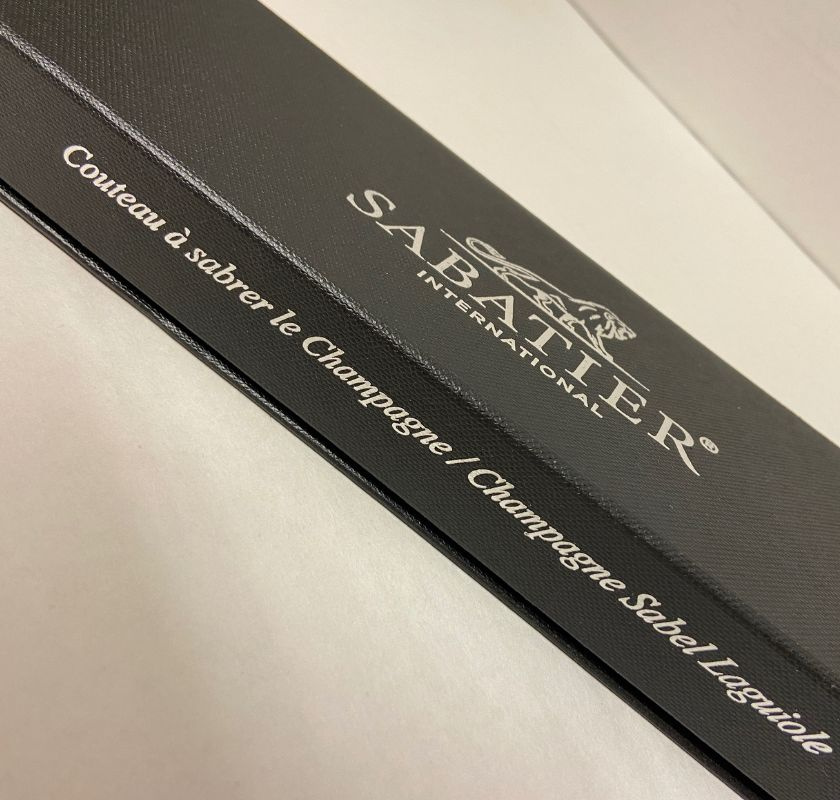 Champagnesabel Laguiole Lion Sabatier asken