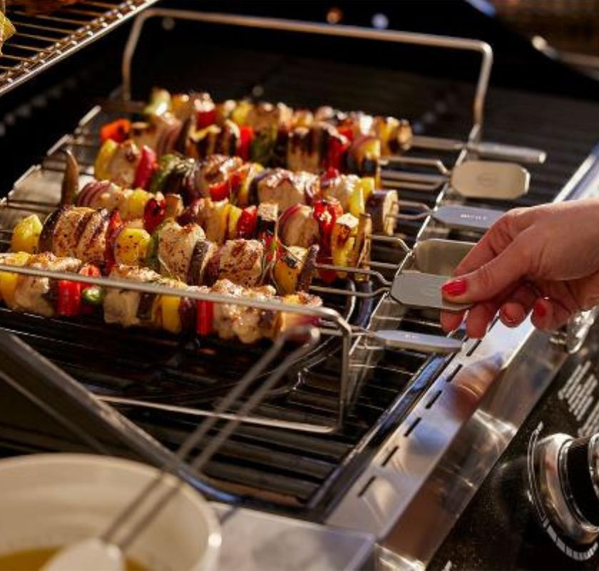 Grillspett 6 st med h�llare