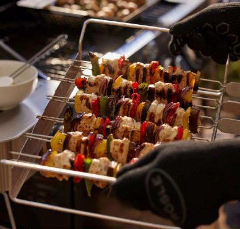 Grillspett 6 st med h�llare