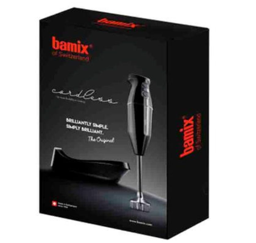 Bamix Cordelss sladdl�s stavmixer svart UTG�TT