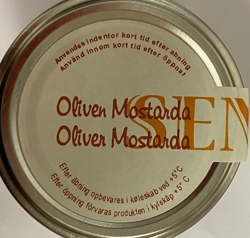 Mostarda p� oliver