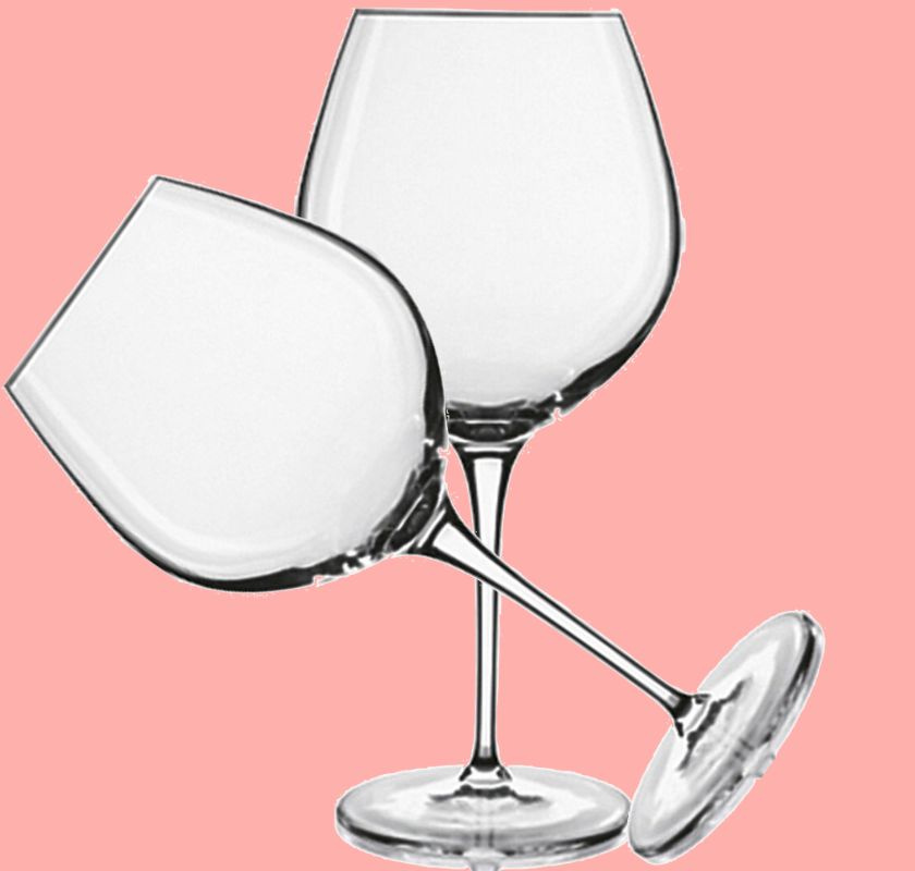 R�dvinsglas Robusto Vinoteque 2 st rosa bakgrund 