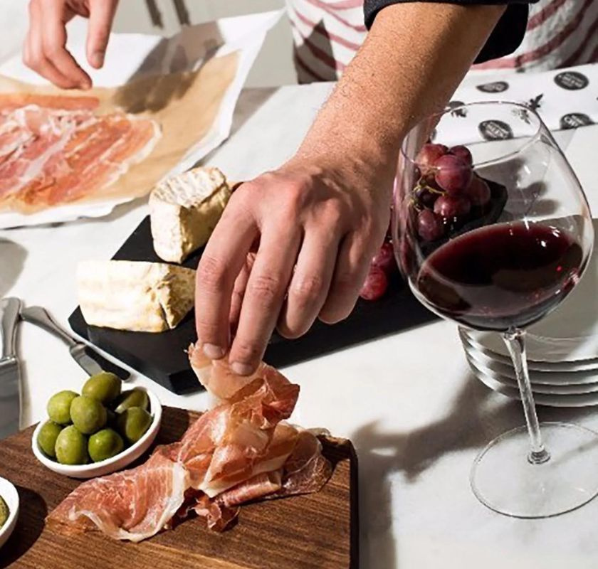 R�dvinsglas Robusto p� pick-nick