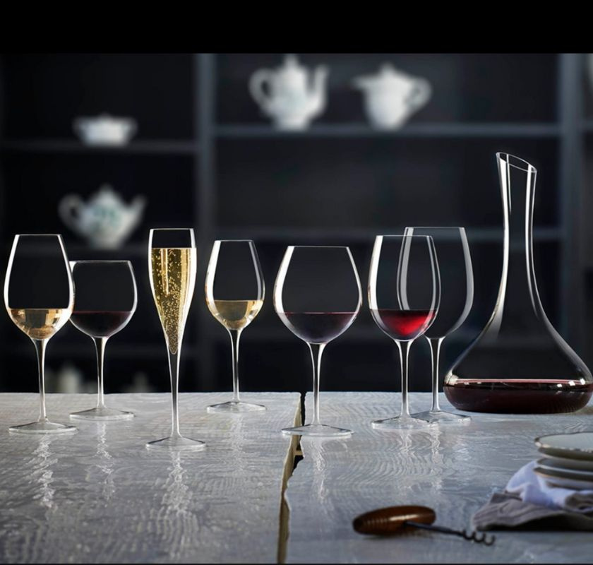 Luigi Bormioli Vinoteque flera olika glas och karaff