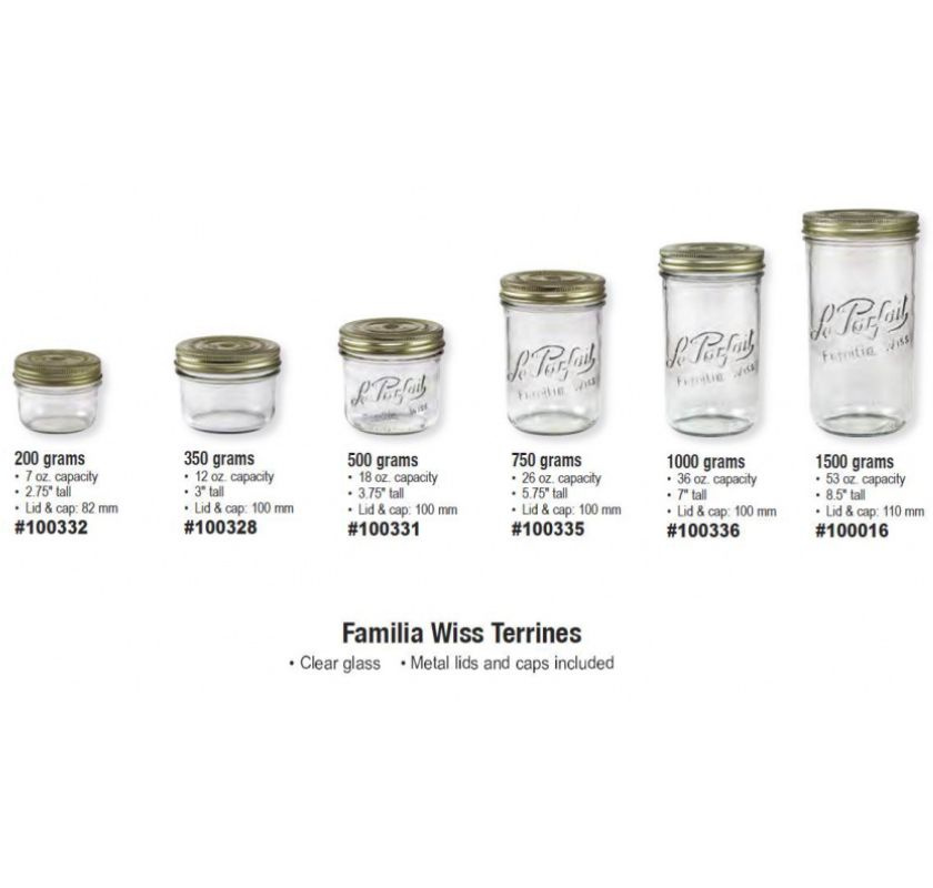 Glasburk med skruvlock 0,5 liter 6-pack