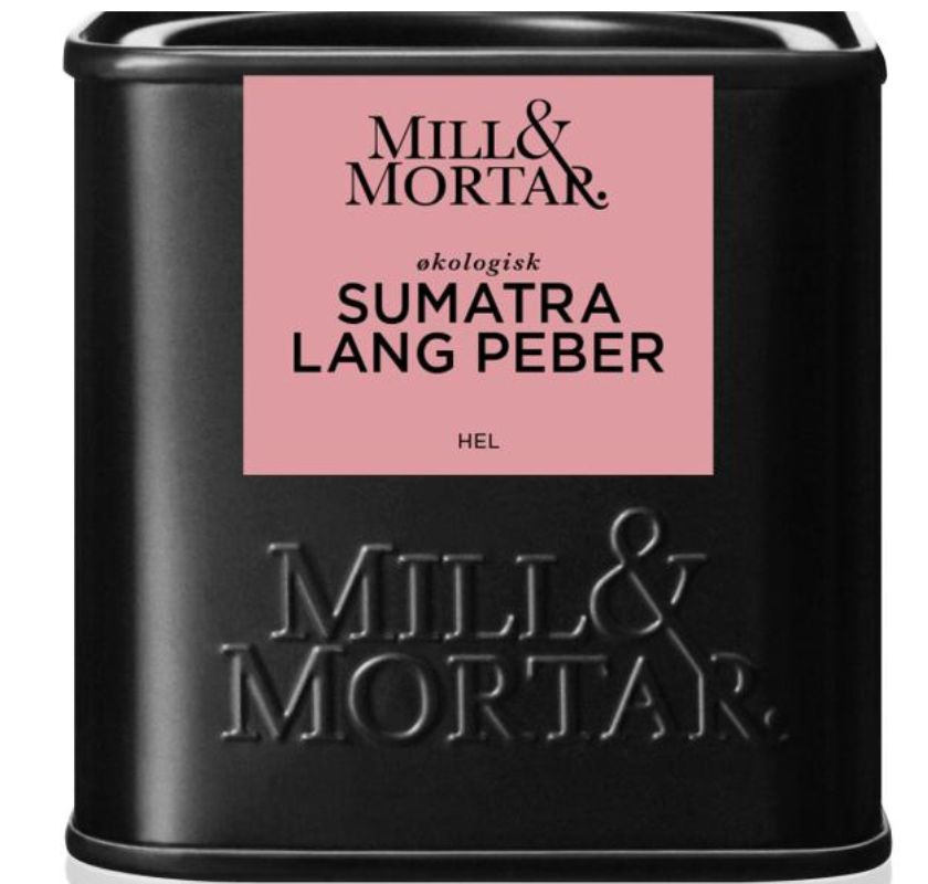 L�ngpeppar ekologisk Mill & Mortar svart burk