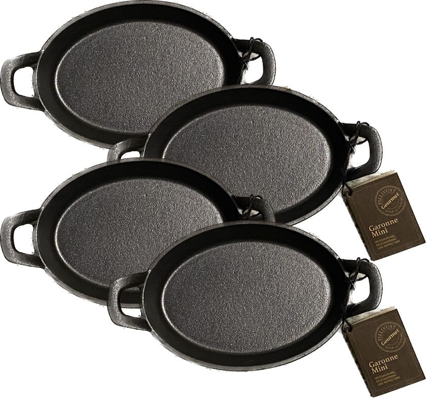 Minipanna i gjutj�rn oval mindre Pillivuyt 