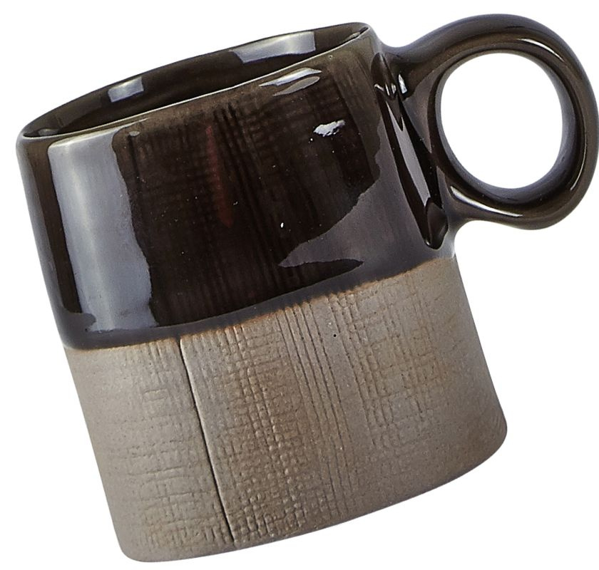 Espressokopp rustik antracit