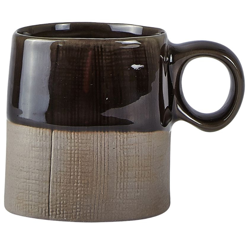 Espressomugg eller gl�ggmugg rustik antracit