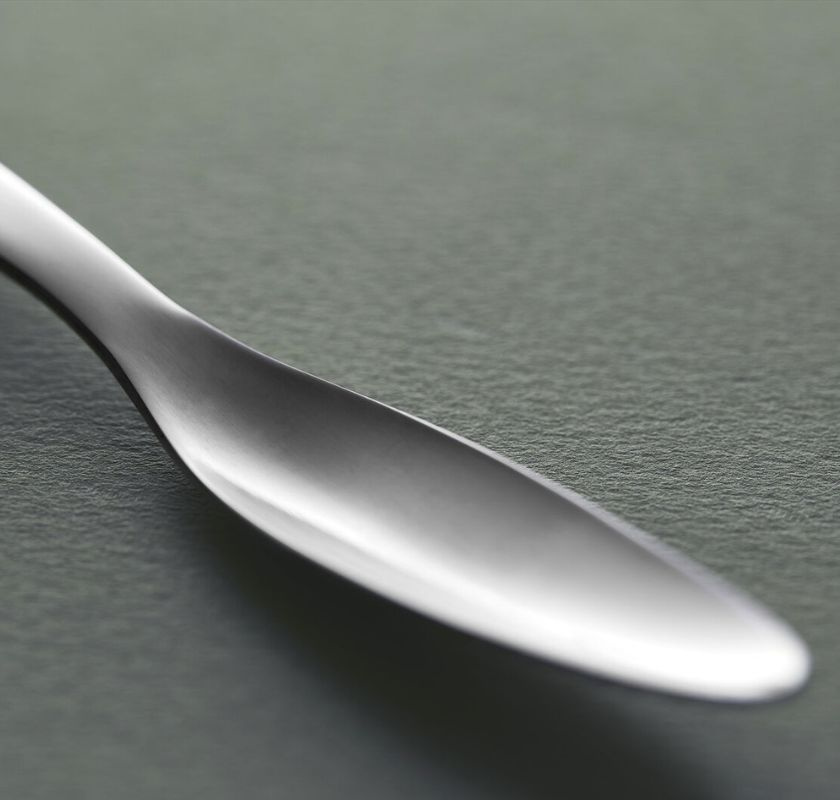 Detalj av den skedformade delen 