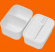 Bento-box extra innerldor vita mot orange bakgrund