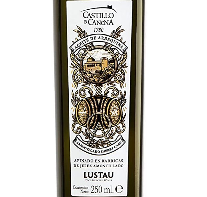 Olivolja lagrad p� sherryfat Castillo de Canena