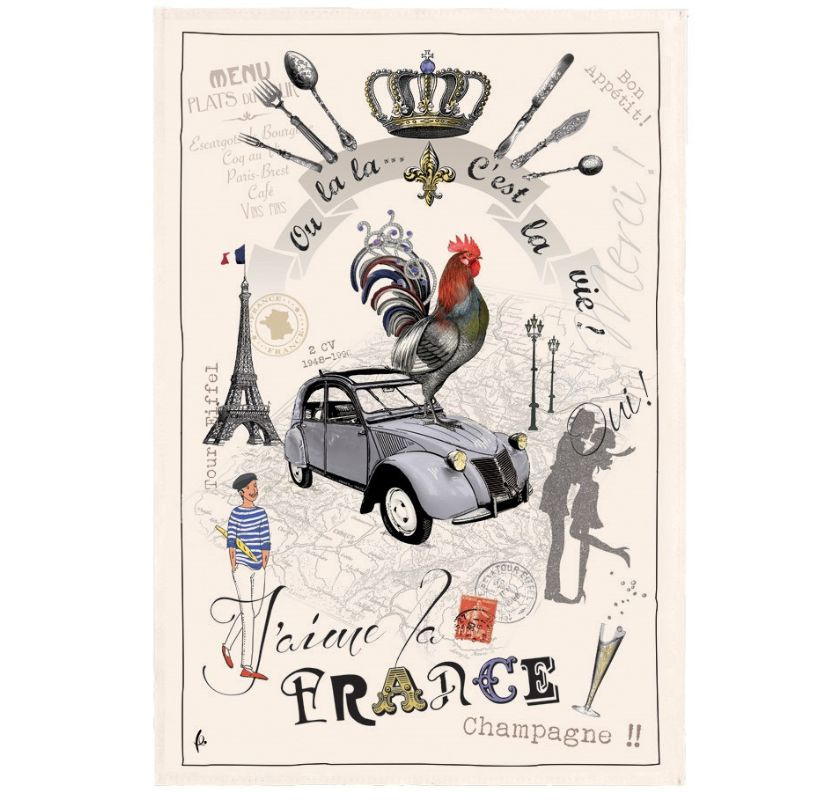 Fransk k�kshandduk La France