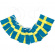 Flaggspel med svenska flaggor i tyg