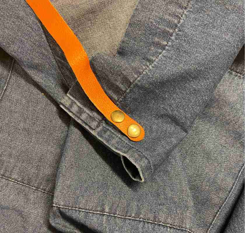 Jeansf�rkl�de detalj