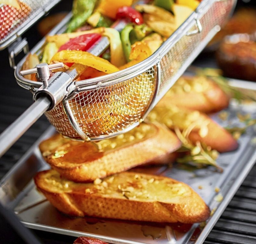 Grillbricka i rostfritt st�l R�sle