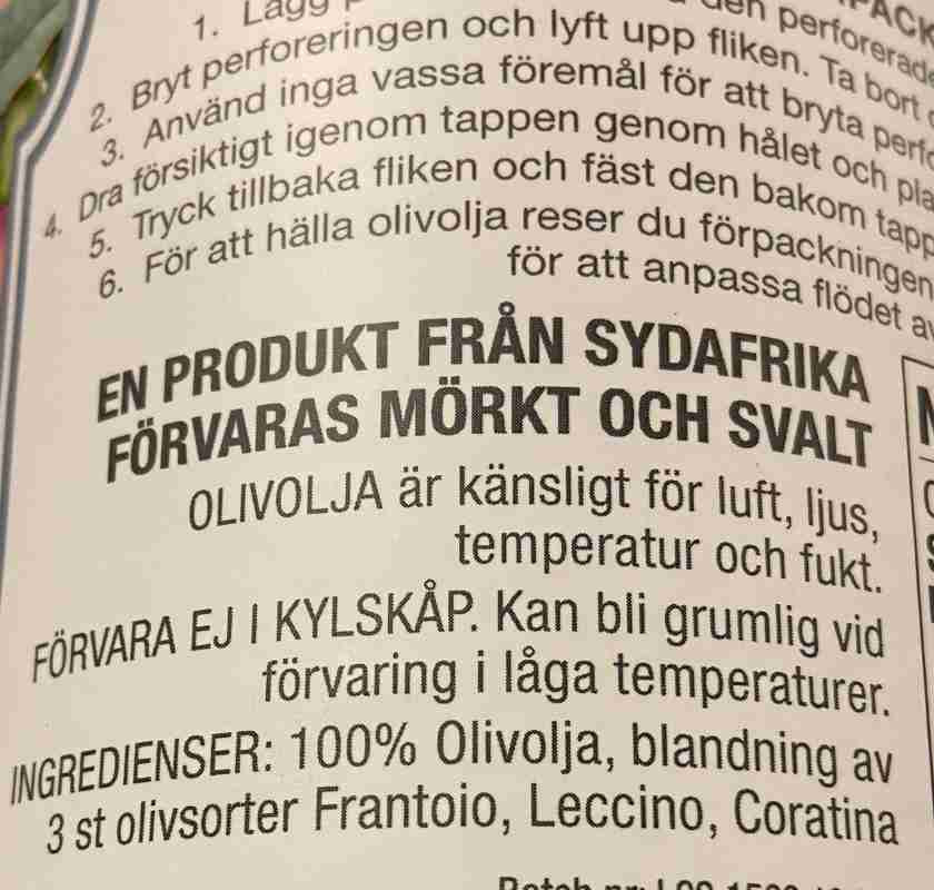 F�rpackningen, detalj