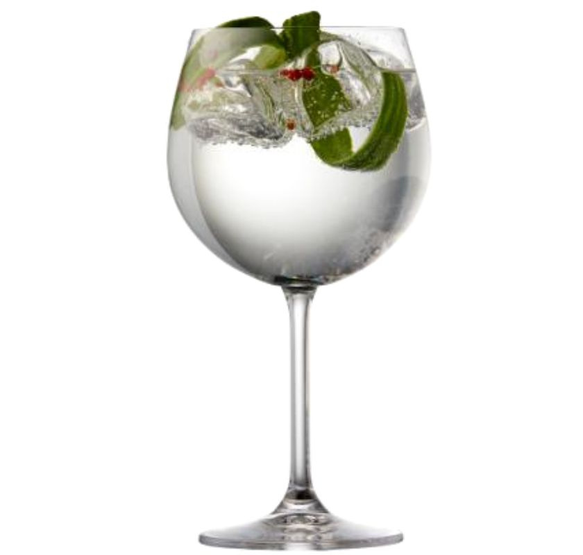 Gin- & tonicglas p� fot 4 st