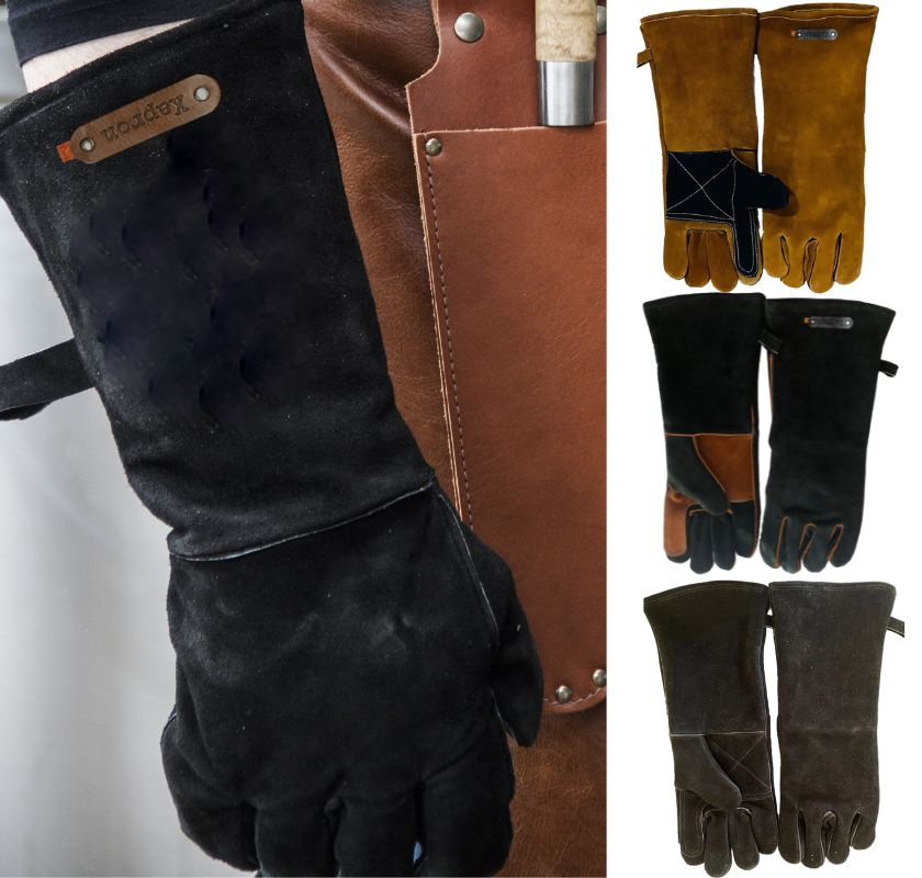 Grillhandske i mocka Xapron alla f�rger