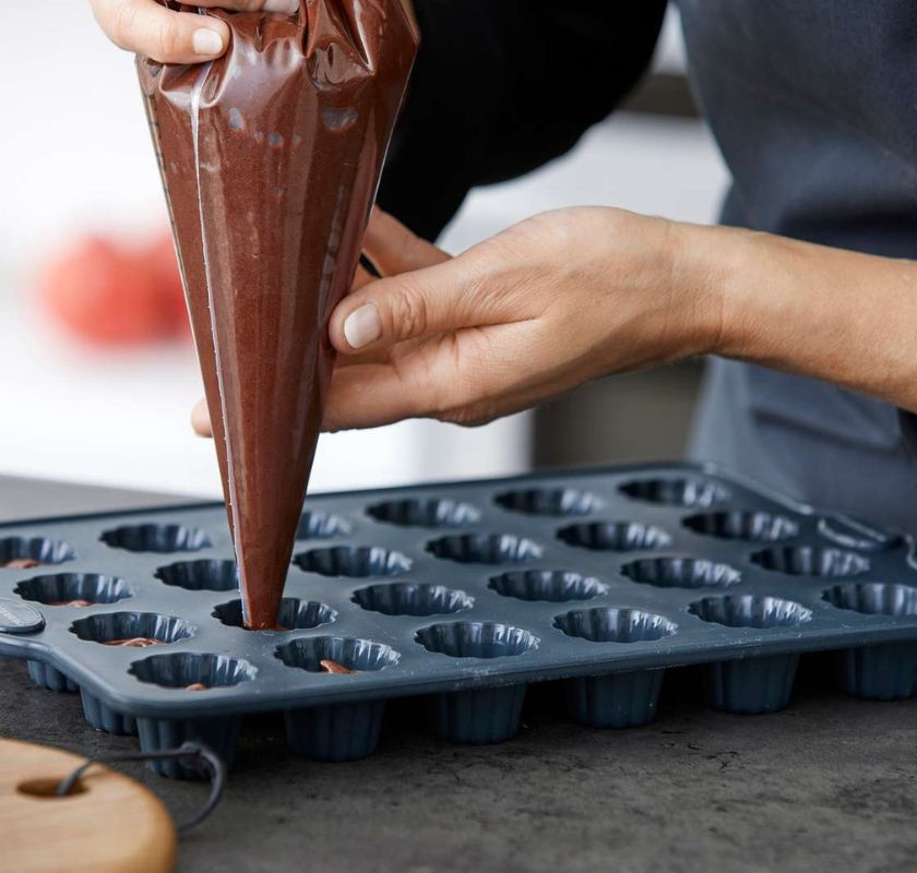 Charlotteform mini i silikon 24 st