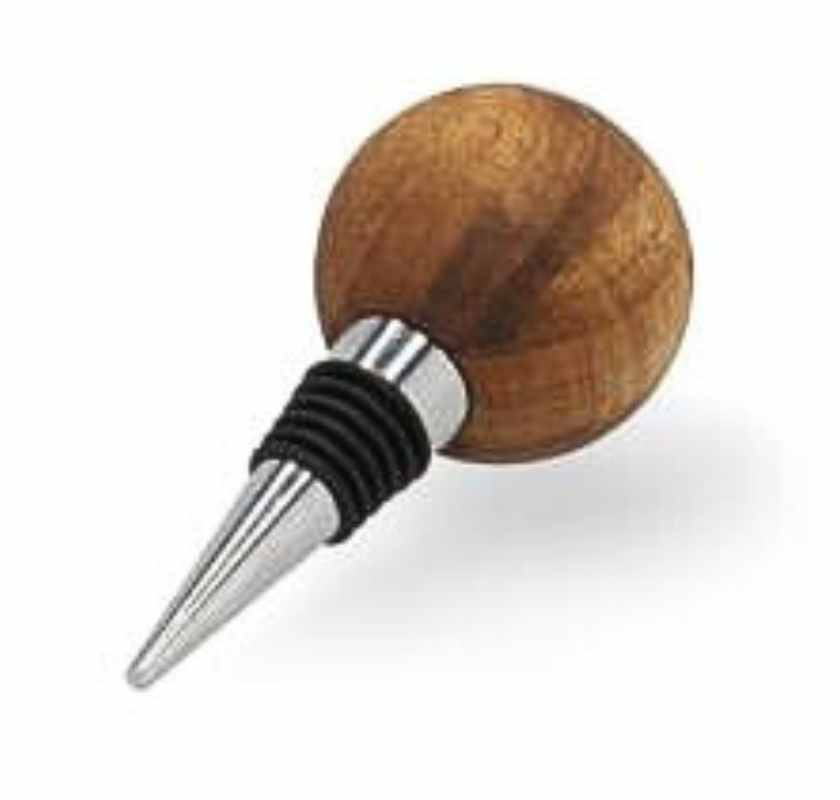 Flaskstopp med kula i tr� UTG�TT