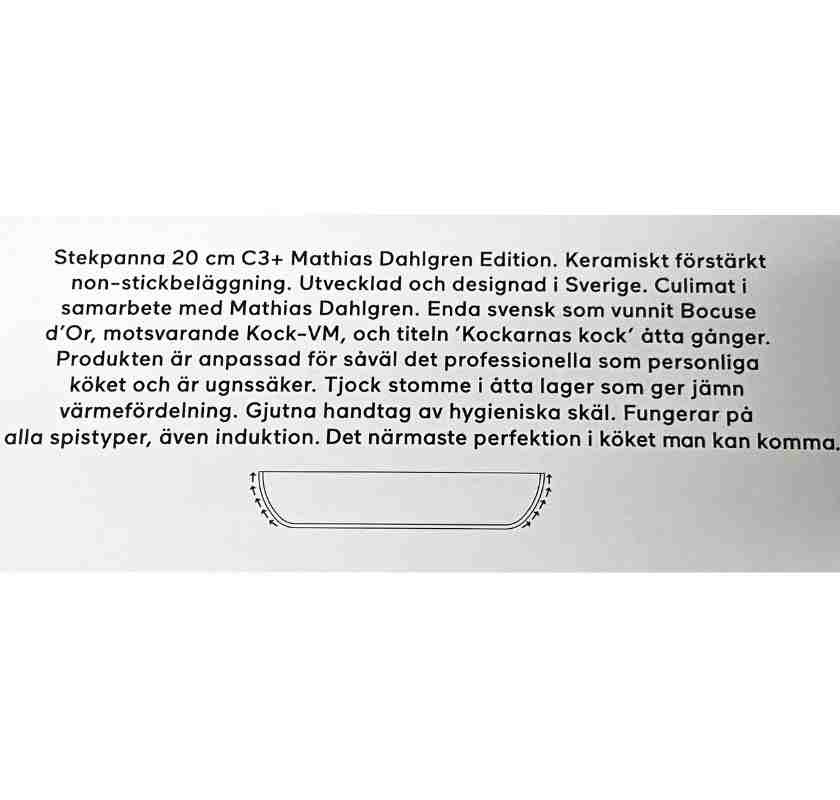 Non-stick stekpanna Mathias dahlgren text p� l�da